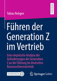Vorderes Coverbild Führen der Generation Z im Vertrieb