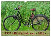 1937 ADLER Fahrrad (Wandkalender 2026 DIN A3 quer), CALVENDO Monatskalender