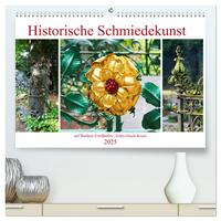 Historische Schmiedekunst auf Berliner Friedhöfen (hochwertiger Premium Wandkalender 2025 DIN A2 quer), Kunstdruck in Hochglanz