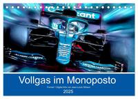Vollgas im Monoposto (Tischkalender 2025 DIN A5 quer), CALVENDO Monatskalender
