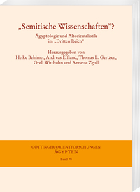 „Semitische Wissenschaften“?