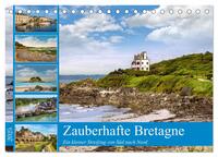 Zauberhafte Bretagne (Tischkalender 2025 DIN A5 quer), CALVENDO Monatskalender
