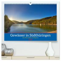 Gewässer in Südthüringen (hochwertiger Premium Wandkalender 2026 DIN A2 quer), Kunstdruck in Hochglanz