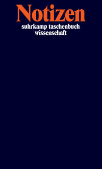 Notizbuch suhrkamp taschenbuch wissenschaft