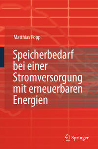Vorderes Coverbild Speicherbedarf bei einer Stromversorgung mit erneuerbaren Energien