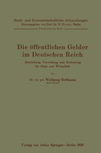 Die öffentlichen Gelder im Deutschen Reich