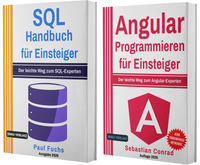SQL Handbuch für Einsteiger + Angular Programmieren für Einsteiger (Hardcover)