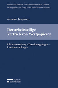 Vorderes Coverbild Der arbeitsteilige Vertrieb von Wertpapieren