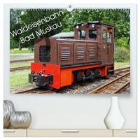 Waldeisenbahn Bad Muskau (hochwertiger Premium Wandkalender 2025 DIN A2 quer), Kunstdruck in Hochglanz