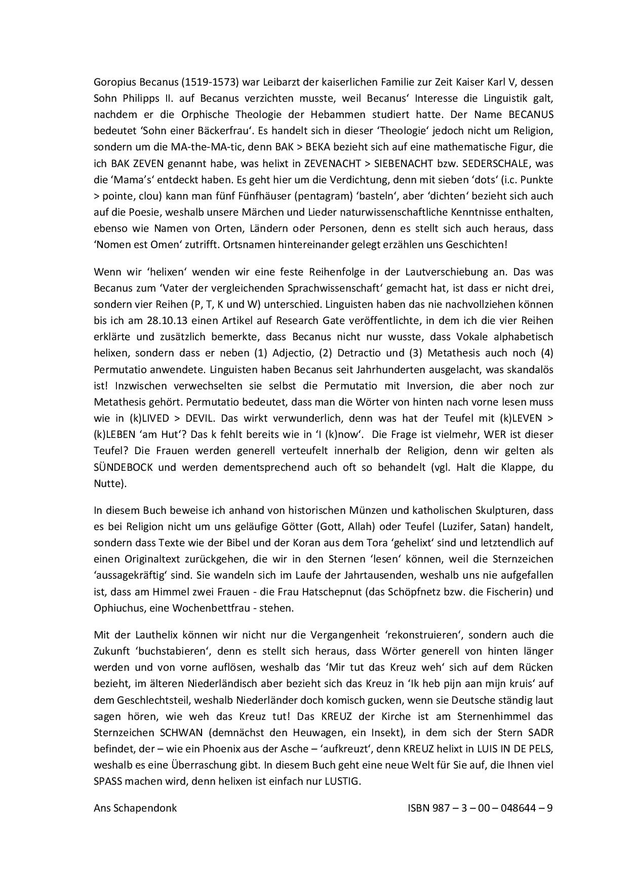 Becanus' universeller Lauthelix. Kein Gottesteilchen, sondern der Antichrist
