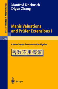 Vorderes Coverbild Manis Valuations and Prüfer Extensions I