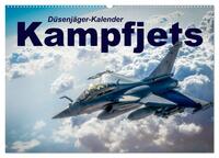 Kampfjets - Düsenjäger-Kalender (Wandkalender 2026 DIN A2 quer), CALVENDO Monatskalender