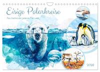 Eisige Polarkreise - Faszination der polaren Tierwelt (Wandkalender 2026 DIN A4 quer), CALVENDO Monatskalender