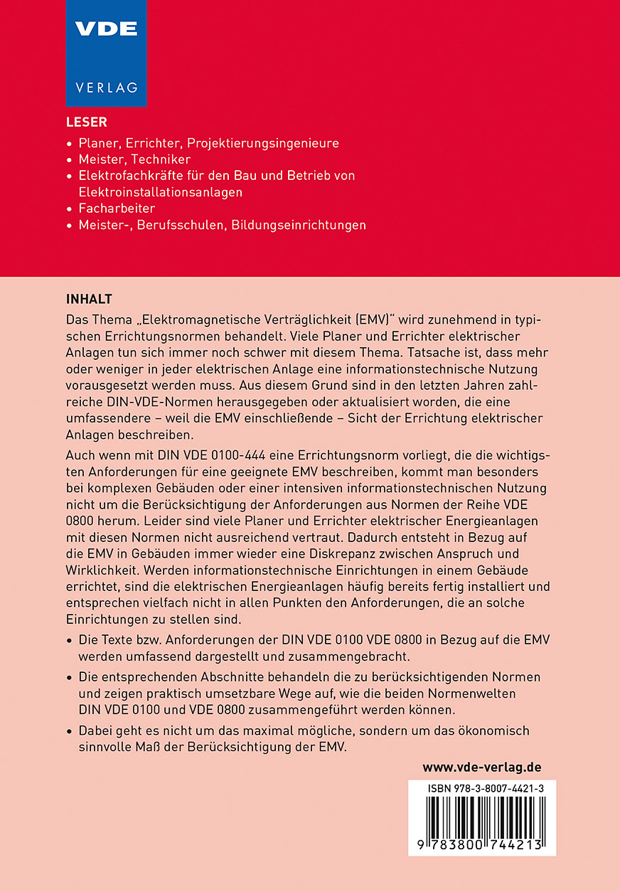 EMV-gerechte Errichtung von Niederspannungsanlagen