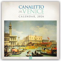 Canaletto in Venedig 2026 – Original Flame Tree Publishing-Kalender [Kalender]