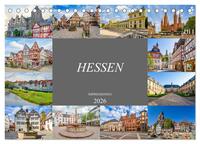 Hessen Impressionen (Tischkalender 2026 DIN A5 quer), CALVENDO Monatskalender