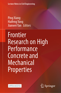 Vorderes Coverbild Frontier Research on High Performance Concrete and Mechanical Properties