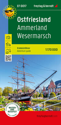 Vorderes Coverbild Ostfriesland, Erlebnisführer 1:170.000, freytag & berndt, EF 0017
