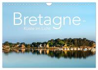 Bretagne - Küste im Licht (Wandkalender 2025 DIN A4 quer), CALVENDO Monatskalender