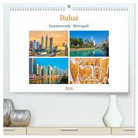 Dubai - Faszinierende Metropole (hochwertiger Premium Wandkalender 2026 DIN A2 quer), Kunstdruck in Hochglanz
