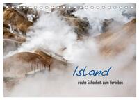 Island - rauhe Schönheit zum Verlieben (Tischkalender 2025 DIN A5 quer), CALVENDO Monatskalender
