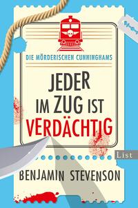 Vorderes Coverbild Die mörderischen Cunninghams. Jeder im Zug ist verdächtig (Die mörderischen Cunninghams 2)