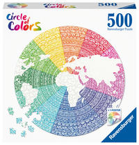 Erwachsenenpuzzle 500 Teile - Circle of Colors - Mandala