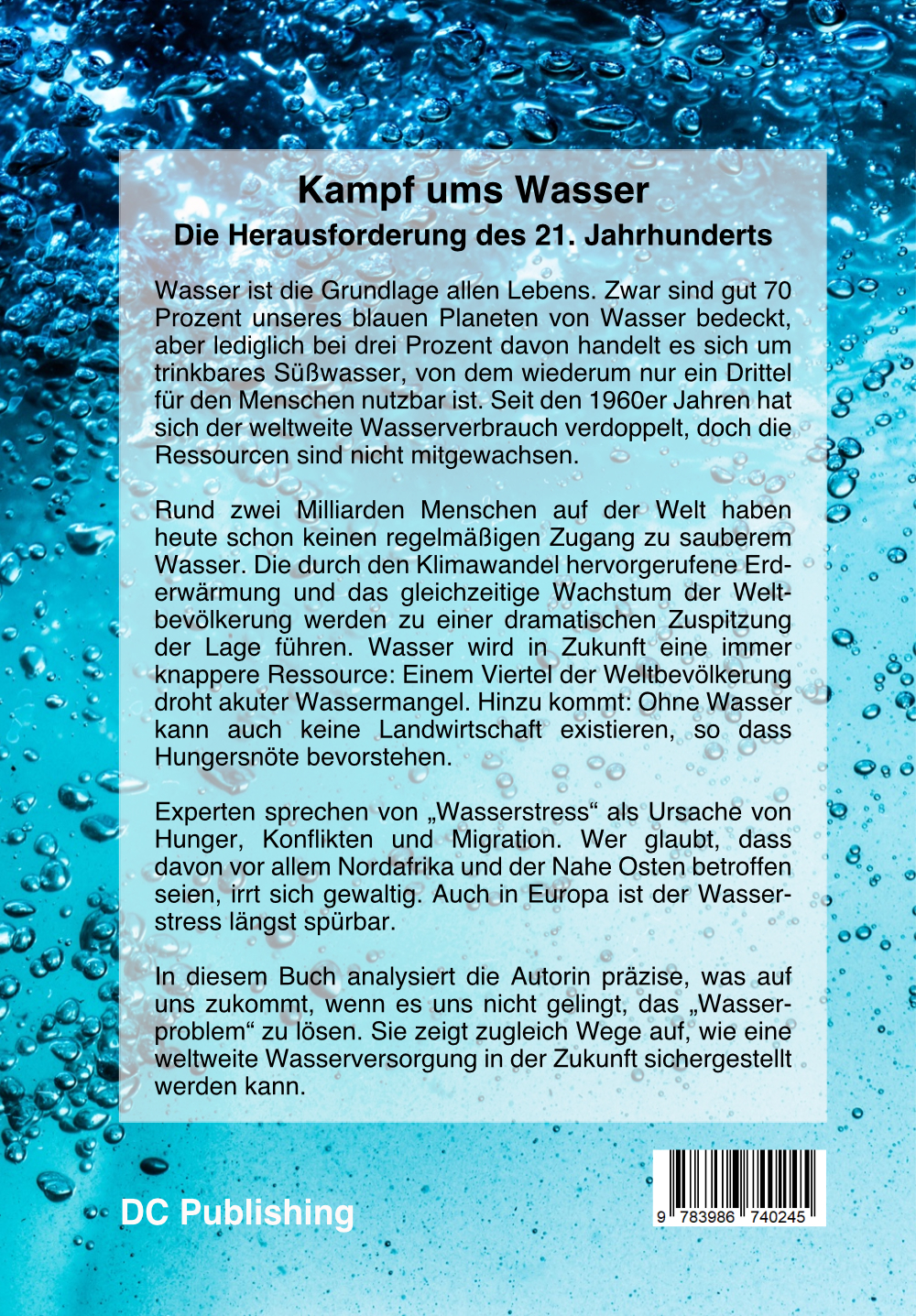 Rückseitencover Kampf ums Wasser