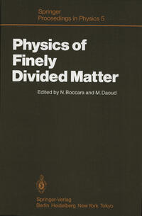 Physics of Finely Divided Matter