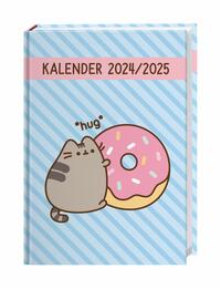 Vorderes Coverbild Pusheen 17-Monats-Kalenderbuch A5 2024/2025