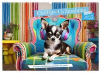 Chillige Chihuahuas - Entspannte Fellnasen genießen das Leben (Wandkalender 2025 DIN A2 quer), CALVENDO Monatskalender