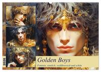 Golden Boys. Feminin, sinnlich, verführersich und schön (Wandkalender 2026 DIN A2 quer), CALVENDO Monatskalender