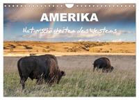 Vorderes Coverbild Amerika - Naturschönheiten des Westens (Wandkalender 2025 DIN A4 quer), CALVENDO Monatskalender
