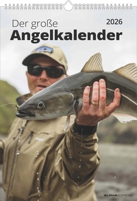 Der große Angelkalender 2026 - Bildkalender A3 (29,7x42 cm) - mit vielen Zusatzinformationen aus der Anglerwelt und Platz für Notizen - Wandkalender