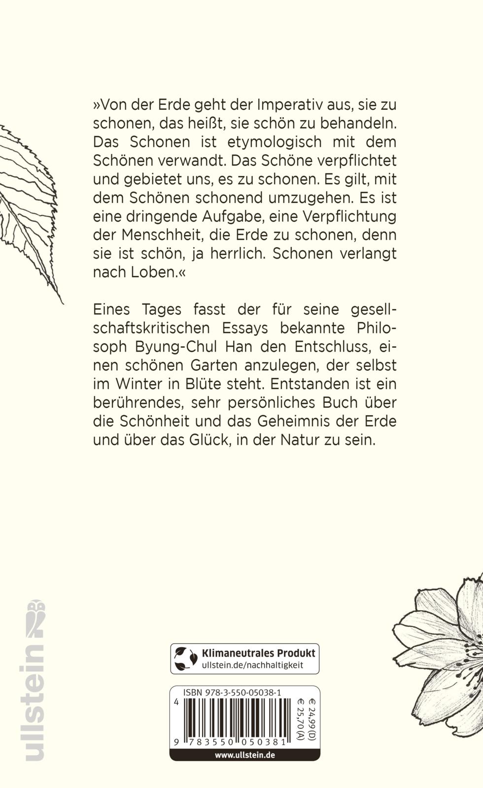 Rückseitencover Lob der Erde