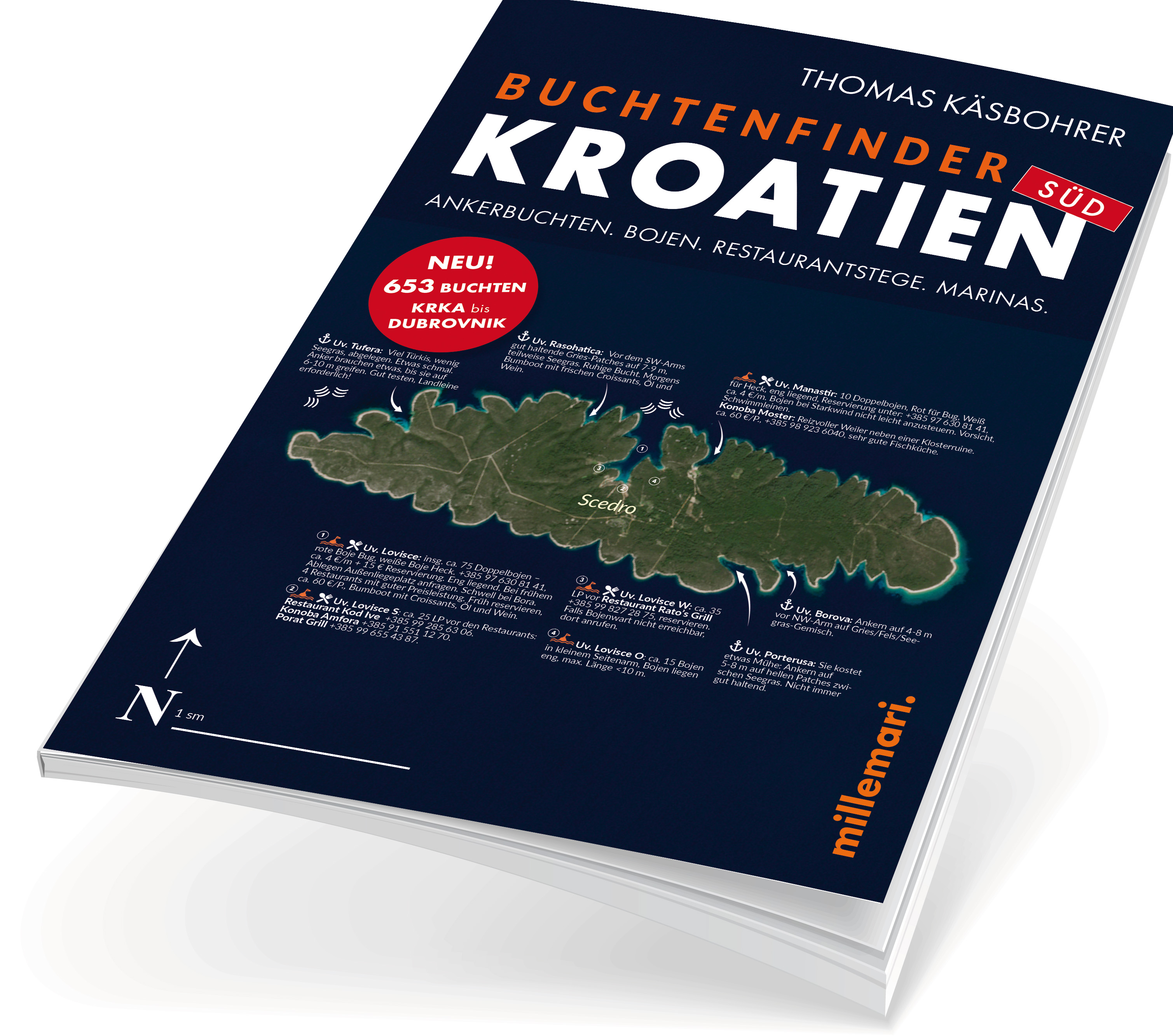 Buchtenfinder Kroatien Süd - Ausgabe 2025