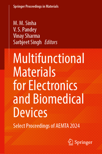Vorderes Coverbild Multifunctional Materials for Electronics and Biomedical Devices