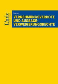 Vorderes Coverbild Vernehmungsverbote und Aussageverweigerungsrechte