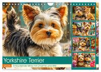Yorkshire Terrier. Entzückende Minis mit Charme und Witz (Wandkalender 2026 DIN A4 quer), CALVENDO Monatskalender