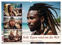 Tolle Typen rund um die Welt (Wandkalender 2026 DIN A2 quer), CALVENDO Monatskalender