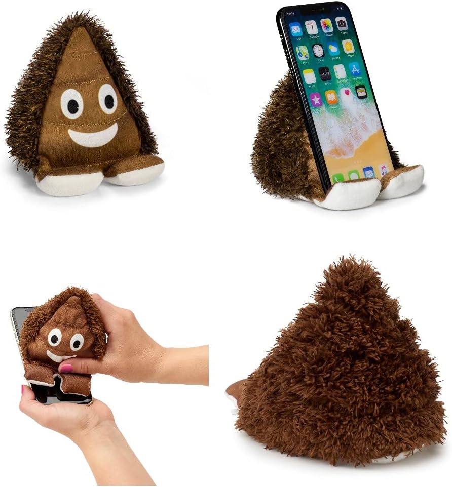 Plusheez Handykissen (Pupsi) - Handyhalter - Aufsteller für Handys, Mini-Tablets und E-Reader - Passend für alle Handys - Mit Mikrofaserfläche zum Reinigen von Displays