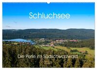 Schluchsee Naturpark Südschwarzwald (Wandkalender 2025 DIN A2 quer), CALVENDO Monatskalender