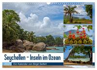 Seychellen - Inseln im Ozean (Wandkalender 2025 DIN A3 quer), CALVENDO Monatskalender