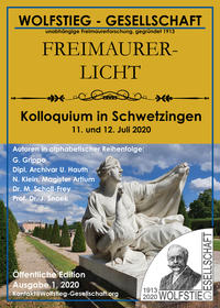 Freimaurerische Inhalte des Schlossgartens in Schwetzingen (Teil I) - Kolloquium in Schwetzingen 11. und 12. Juli 2020