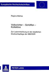 Volksrichter - Schöffen - Kollektive