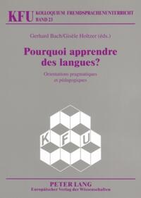 Pourquoi apprendre des langues ?