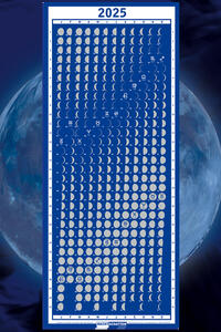 Vorderes Coverbild Mondphasenkalender 2025