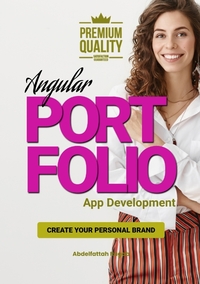 Vorderes Coverbild Angular Portfolio App Development