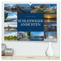 Schleswiger Ansichten (hochwertiger Premium Wandkalender 2025 DIN A2 quer), Kunstdruck in Hochglanz