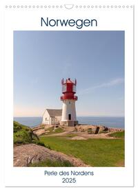 Norwegen - Perle des Nordens (Wandkalender 2025 DIN A3 hoch), CALVENDO Monatskalender